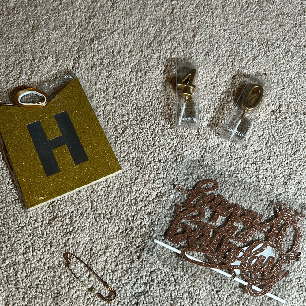 40th Birthday decor